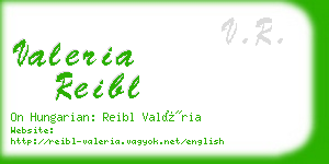 valeria reibl business card